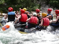 Rafting and forest high ropes course
